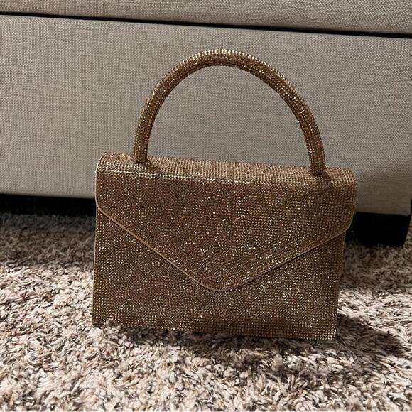 Handbags - Elegant Gold Women's Handbag